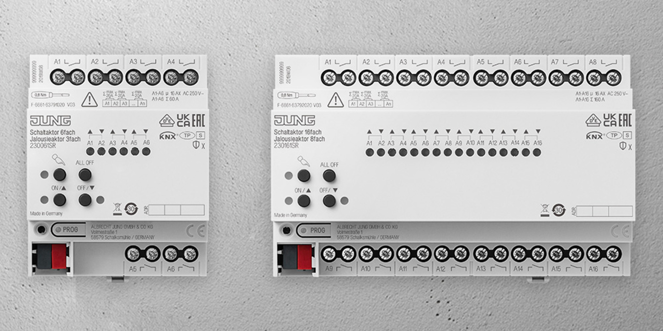 KNX Schalt- und Jalousieaktoren bei Elektro Gläser in Neuburg an der Donau